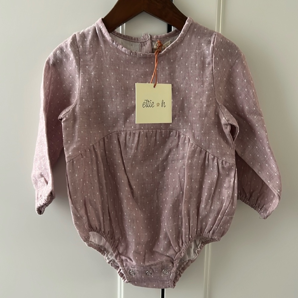 NWT ettie & h baby girl romper
